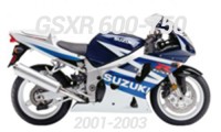 2001-2003 GSXR 600-750 Carenado