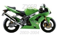 2003-2004 ZX6R Carenado