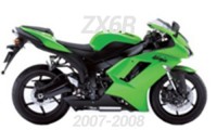 2007-2008 ZX6R Carenado