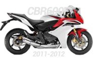 2011-2012 CBR600F Carenado