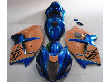 1997-2007 Azul Brillante & Marrón GSXR 1300 Carenado