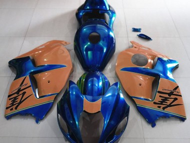 1997-2007 Azul Brillante & Marrón GSXR 1300 Carenado