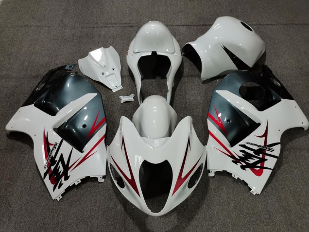 1997-2007 Blanco Azul Claro & Rojo GSXR 1300 Carenado