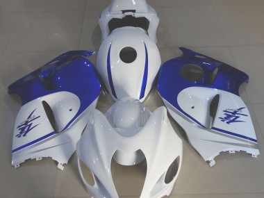 1997-2007 Blanco Brillante & Azul Intenso GSXR 1300 Carenado