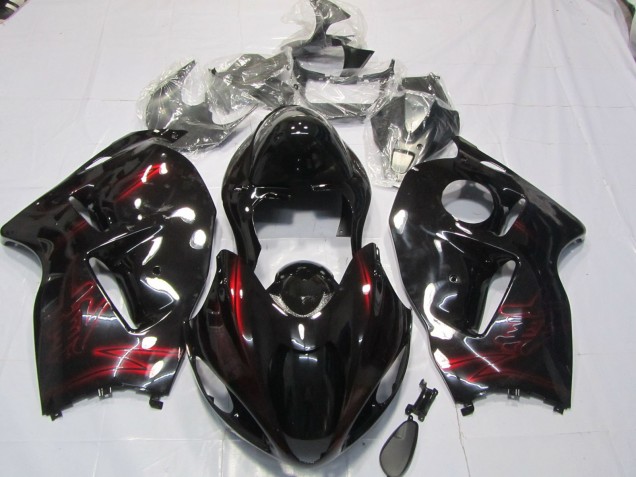 1997-2007 Rojo Brillo Profundo GSXR 1300 Carenado