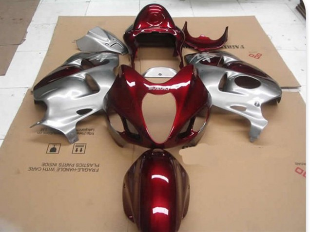 1997-2007 Rojo D Plata GSXR 1300 Carenado