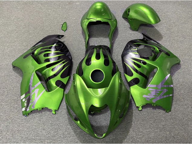 1997-2007 Verde & Negro GSXR 1300 Carenado