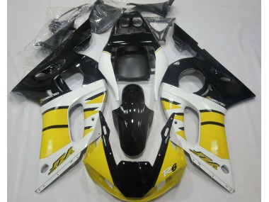1998-2002 Amarillo Brillante & Negro R6 Carenado