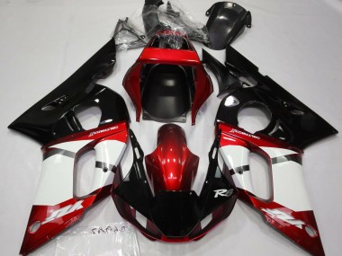 1998-2002 Rojo Metálico R6 Carenado