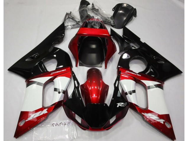 1998-2002 Rojo Metálico R6 Carenado