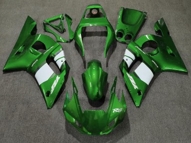 1998-2002 Verde Intenso & Blanco R6 Carenado