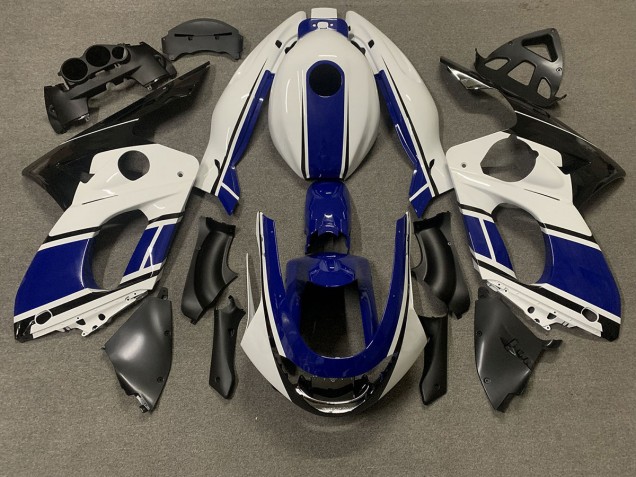 1998-2007 Azul Oscuro & Blanco YZF600 Carenado