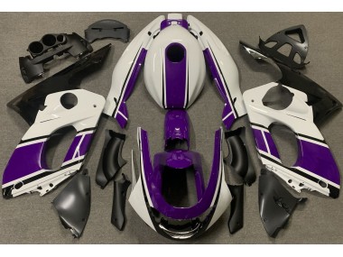 1998-2007 Blanco Brillante & Morado Oscuro YZF600 Carenado
