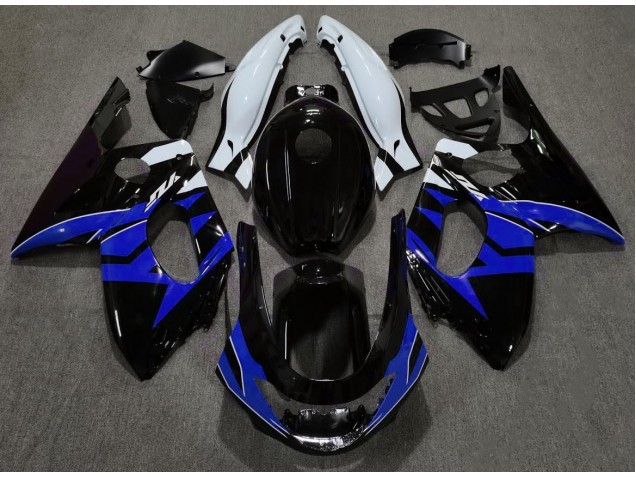 1998-2007 Negro Brillante Azul & Blanco YZF600 Carenado