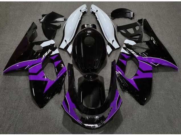 1998-2007 Negro Brillante Morado & Blanco YZF600 Carenado