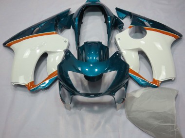 1999-2000 Azul Claro & Naranja CBR600 F4 Carenado