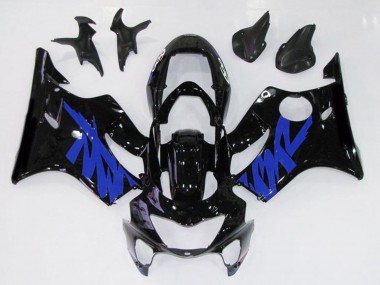 1999-2000 Negro Brillante & Azul CBR600 F4 Carenado
