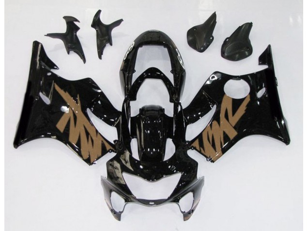 1999-2000 Negro Brillante & Marrón CBR600 F4 Carenado