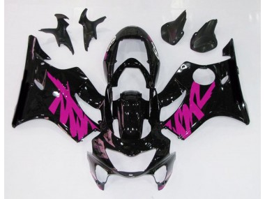 1999-2000 Negro Brillante & Rosa CBR600 F4 Carenado