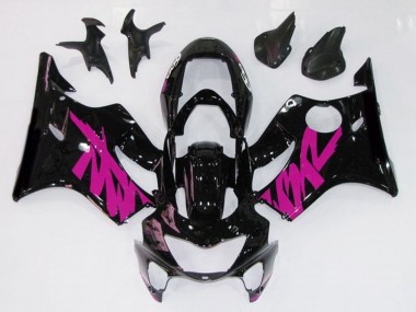 1999-2000 Negro Brillante & Rosa CBR600 F4 Carenado