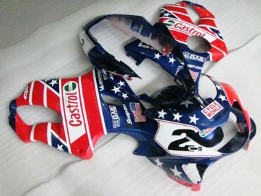 1999-2000 Rojo Castrol CBR600 F4 Carenado