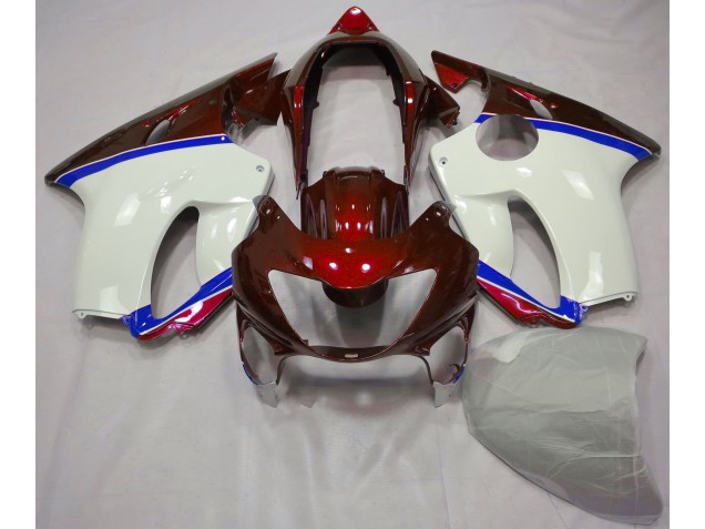 1999-2000 Rojo Intenso & Azul CBR600 F4 Carenado