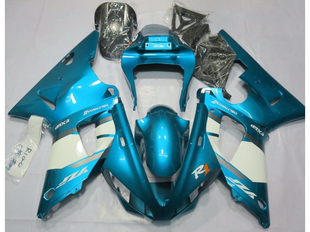 2000-2001 Azul Claro & Blanco R1 Carenado