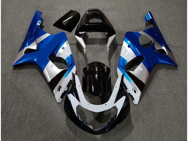 2000-2002 Azul Brillante & Plateado OEM GSXR 1000 Carenado