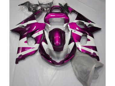 2000-2002 Rosa Brillante & Blanco GSXR 1000 Carenado