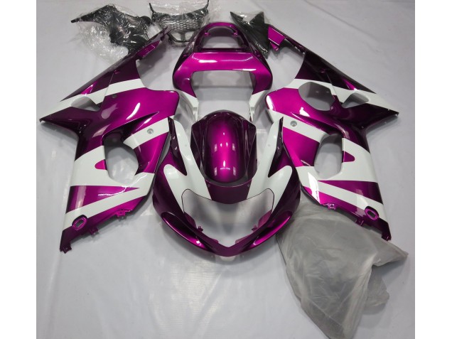 2000-2002 Rosa Brillante & Blanco GSXR 1000 Carenado