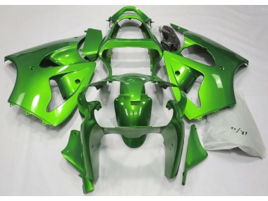 2000-2002 Verde Metalizado ZX6R Carenado