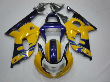 2001-2003 Amarillo Azul GSXR 600-750 Carenado