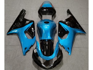 2001-2003 Azul Claro Brillante & Negro GSXR 600-750 Carenado