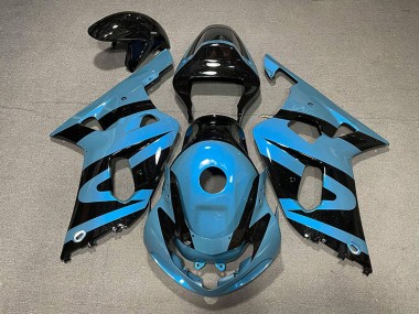 2001-2003 Azul Claro Perla & Negro GSXR 600-750 Carenado
