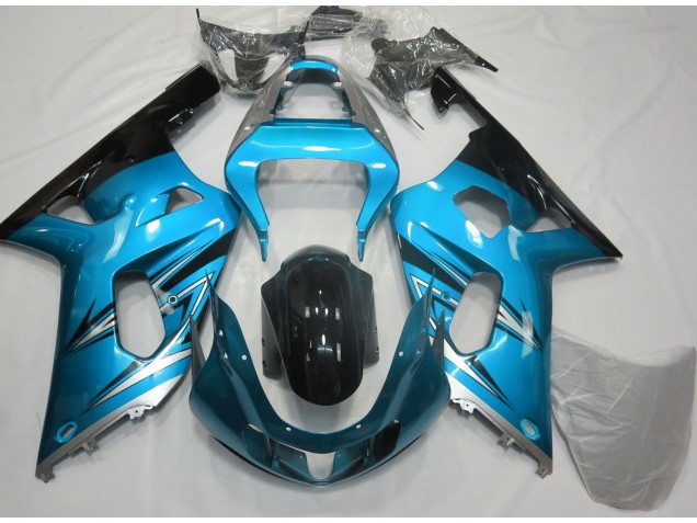 2001-2003 Azul Claro & Plateado GSXR 600-750 Carenado