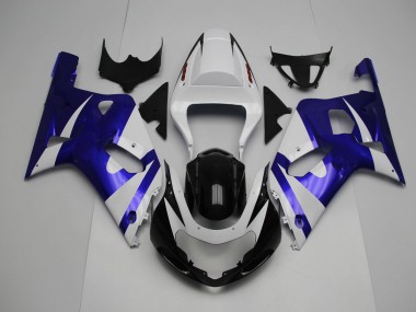 2001-2003 Blanco & Azul GSXR 600-750 Carenado