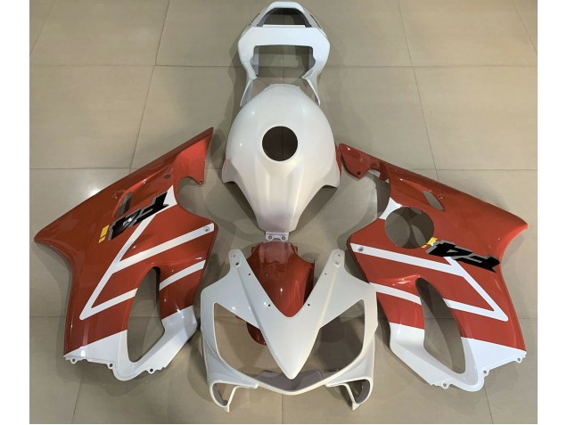 2001-2003 Blanco Brillante & Naranja CBR600 F4i Carenado