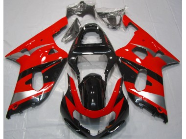 2001-2003 Estilo Rojo OEM GSXR 600-750 Carenado