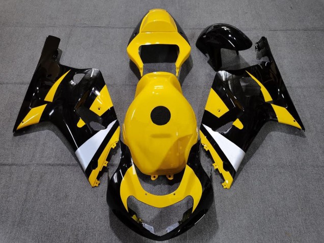2001-2003 Negro & Amarillo GSXR 600-750 Carenado