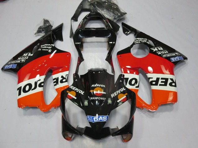 2001-2003 Negro Repsol CBR600 F4i Carenado