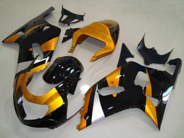 2001-2003 Oro & Negro GSXR 600-750 Carenado