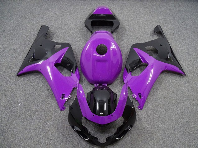 2001-2003 Púrpura Brillante & Negro GSXR 600-750 Carenado