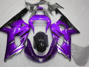 2001-2003 Púrpura & Plata GSXR 600-750 Carenado