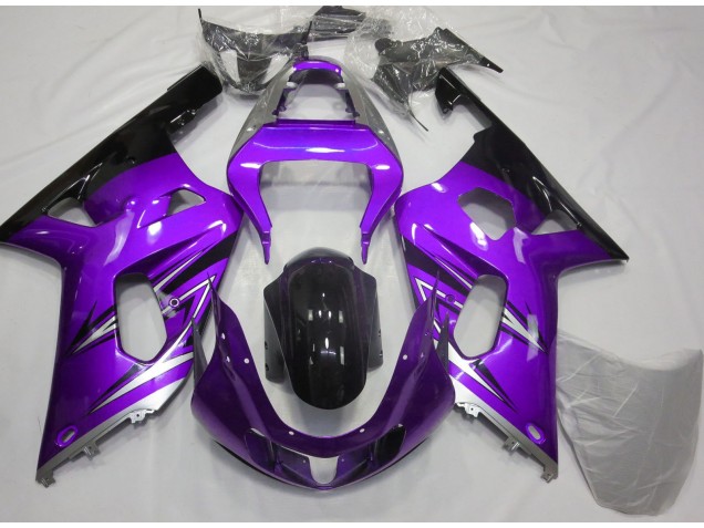 2001-2003 Púrpura & Plata GSXR 600-750 Carenado
