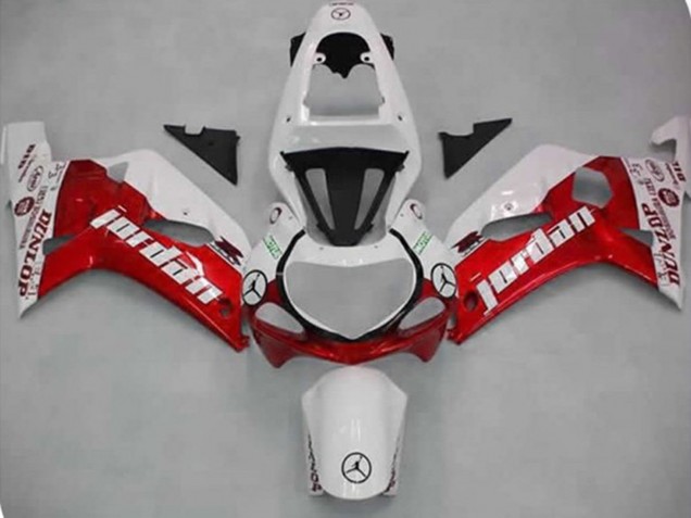 2001-2003 Rojo Jordan GSXR 600-750 Carenado