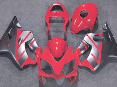 2001-2003 Rojo & Plata Mate CBR600 F4i Carenado