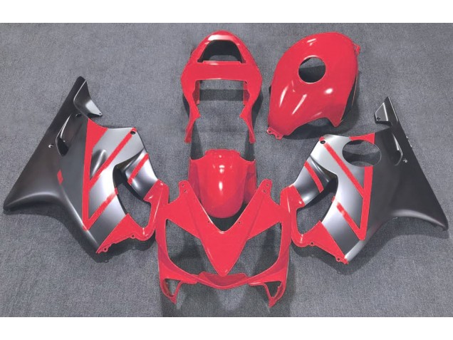 2001-2003 Rojo & Plata Mate CBR600 F4i Carenado