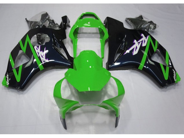 2002-2003 Negro Brillante & Verde CBR954RR Carenado