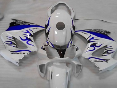 2002-2012 Blanco Azul Llama VFR800 Carenado