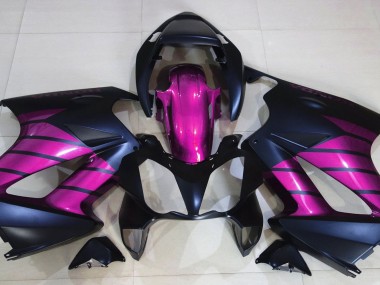 2002-2012 Negro Mate & Rosa VFR800 Carenado